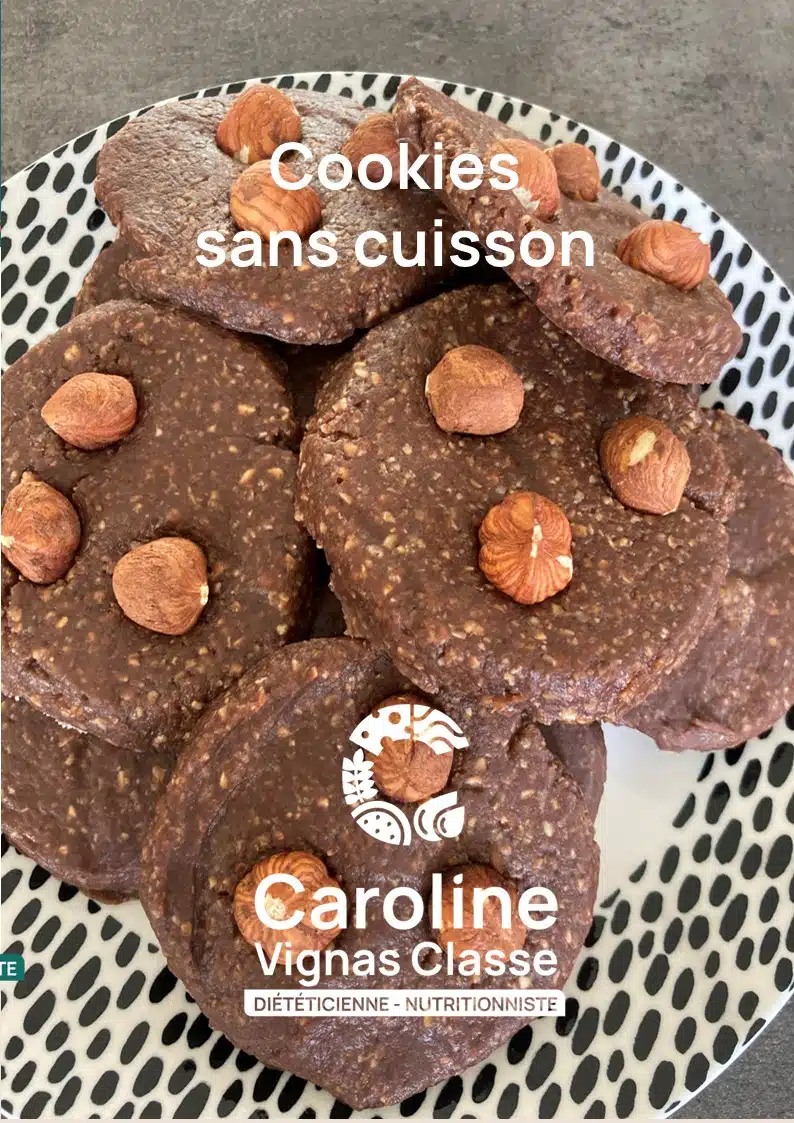 Cookies sans cuisson reseaux