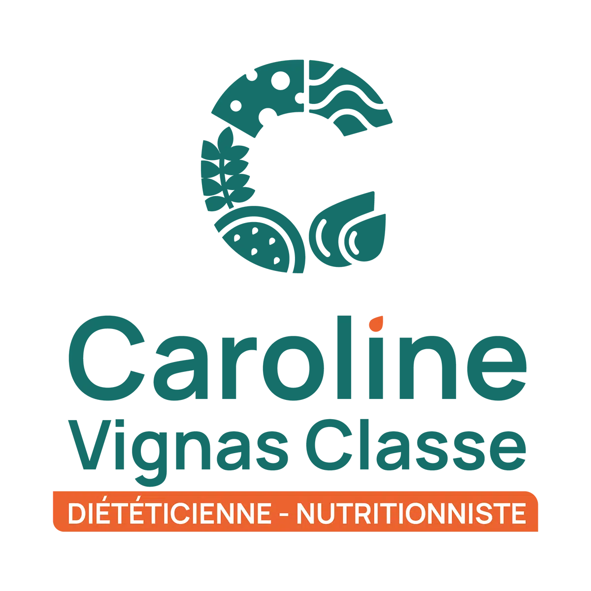 Logo principal - Caroline Dieteticienne et nutritionniste